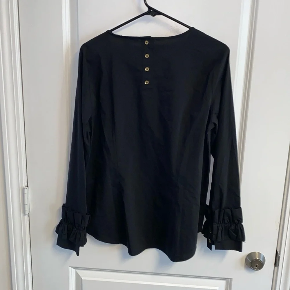 Michael Kors Ruffle Sleeved Top